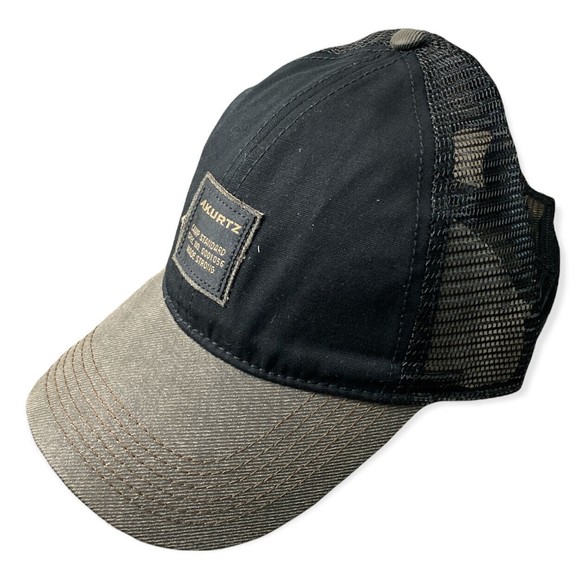 COPY - Men's Suede Visor Trucker Baseball Cap A. Kurtz Hat, Black, OSFA Adjusta… - Picture 3 of 5